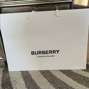 Burberry shopping bag